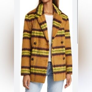 NWT Vigoss Plaid Jacket Coat Size Small
